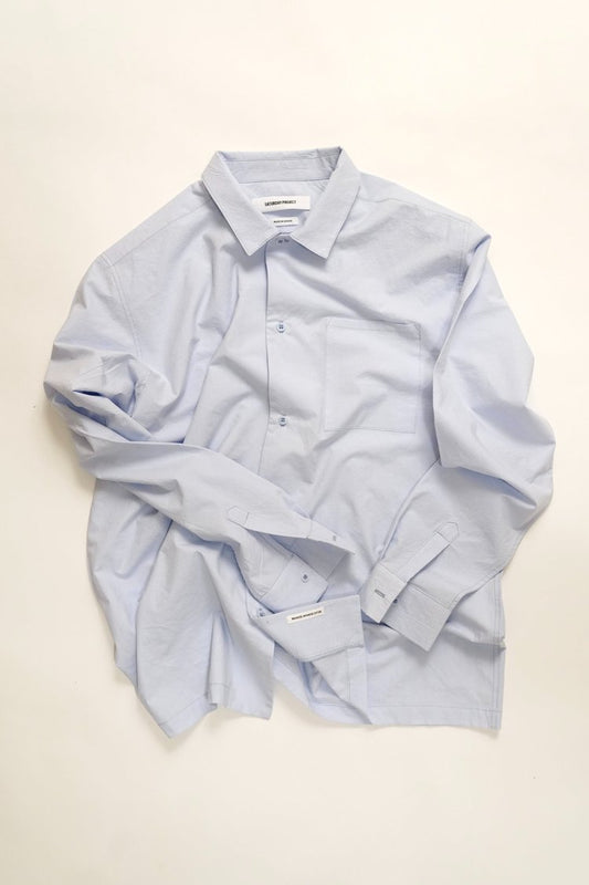 Sky Blue Typewriter Shirt